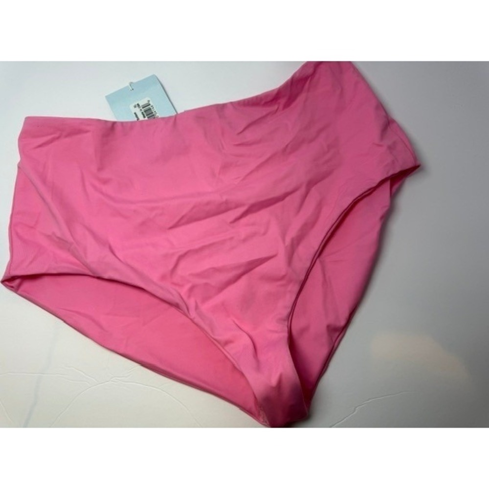 Hill House Home Lola Swim Bottom Pink High Waisted Bikini XL New With Tags